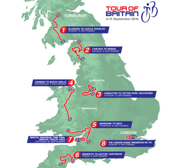 tour of britain route manchester
